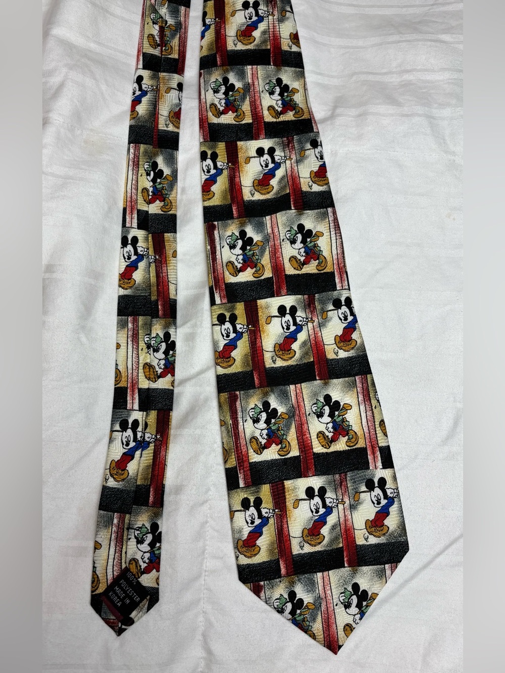 Mickey Mouse Graphic polyester Tie - Multicolor by Mickey unlimited Disney